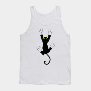 Cat Grabing With Claws Tank Top